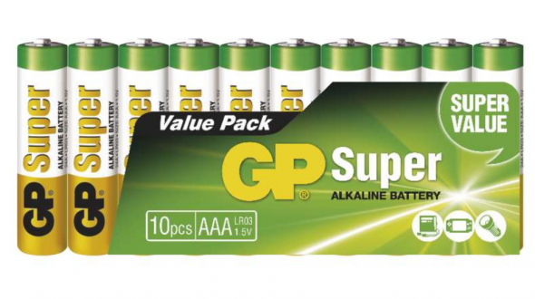GP Super LR03 (AAA) 10ks - Batérie alkalické