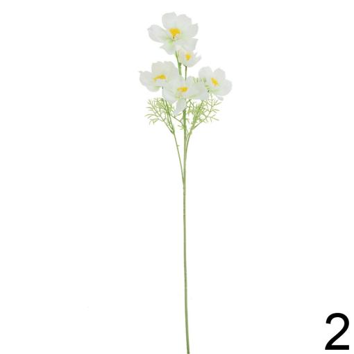 Cosmos kus 85cm biely - Umelé kvety