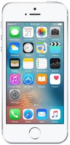 Apple iPhone SE 128GB strieborný - Mobilný telefón