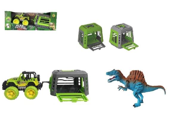 MAC Toys Jeep s prívesom a dinosaurom