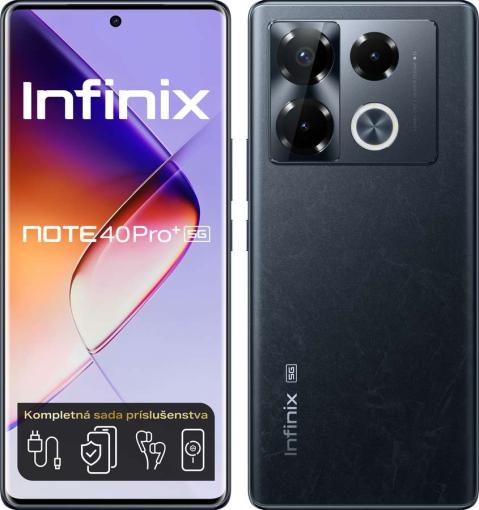 Infinix Note 40 PRO+ 5G 12/256GB čierny - Mobilný telefón