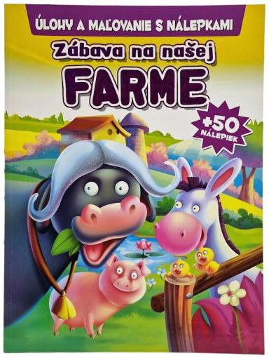 FONI-BOOK Zábava na našej farme +50 nálepiek - Kniha