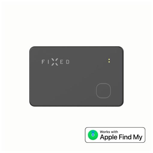 FIXED Tag Card s podporou Find My, bezdrôtové nabíjanie, čierny - Smart tracker
