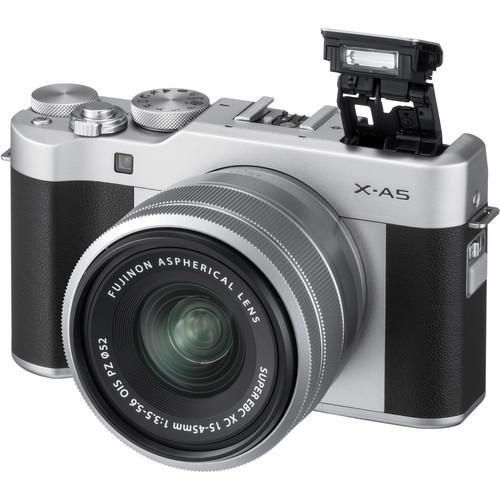 Fujifilm X-A5 + XC15-45mm F3.5-5.6 II OIS PZ strieborný - Digitálny fotoaparát