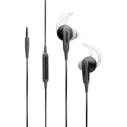 BOSE SoundSport in-ear Apple Charcoal black - Športové bezdrôtové slúchadlá
