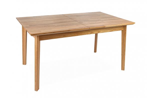 VENETO 150R L18 DUB - Stôl rozťahovací masív Dub prírodný 150x90/45/ plát 18mm