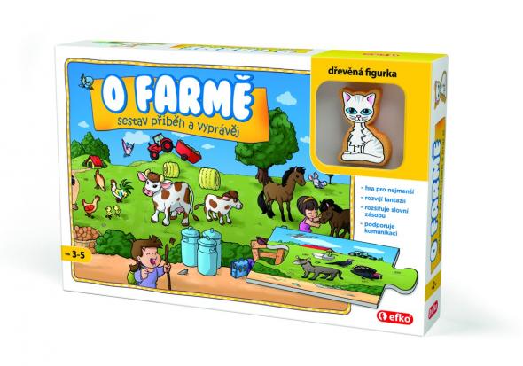 Efko-Karton Hra o farme - Spoločenská hra