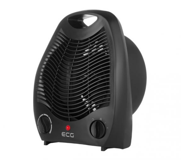 ECG TV 3030 Heat R Black   + súťaž o luxusnú dovolenku - Teplovzdušný ventilátor