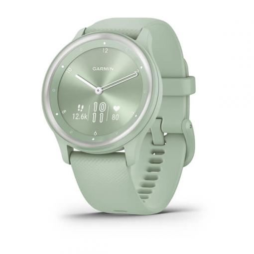 Garmin vivomove Sport Cool Mint/Silver - Smart hodinky