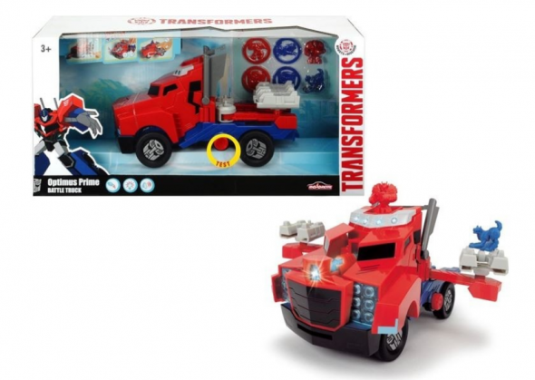 Dickie Dickie Transformers Optimus Prime Battle Truck 3116003 - Auto Transformers