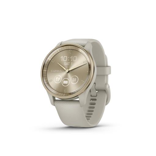Garmin vivomove Trend Cream Gold/French Grey - Smart hodinky