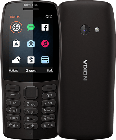 Nokia 210 Dual SIM čierny - Mobilný telefón