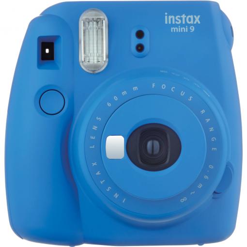 Fujifilm Instax mini 9 modrá poškodený obal, tovar ok - Fotoaparát s automatickou tlačou
