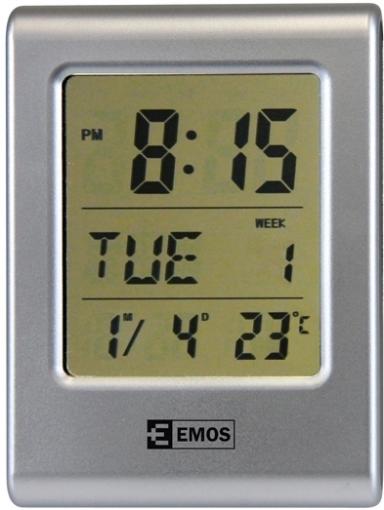 Emos TD-011M - Zrkadlový LCD budík