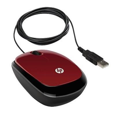 HP X1200 Red - Optická myš