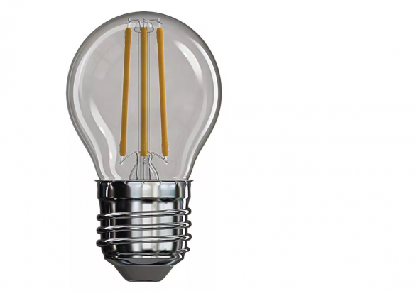 Emos filament mini globe 4W E27 neutrálna biela - LED žiarovka