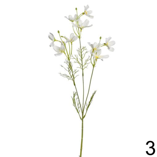Cosmos-Krasuľka BIELA 57cm - Umelé kvety
