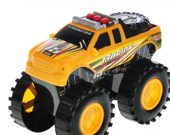 Auto veľké kolesá 20cm svetlo zvuk - Auto