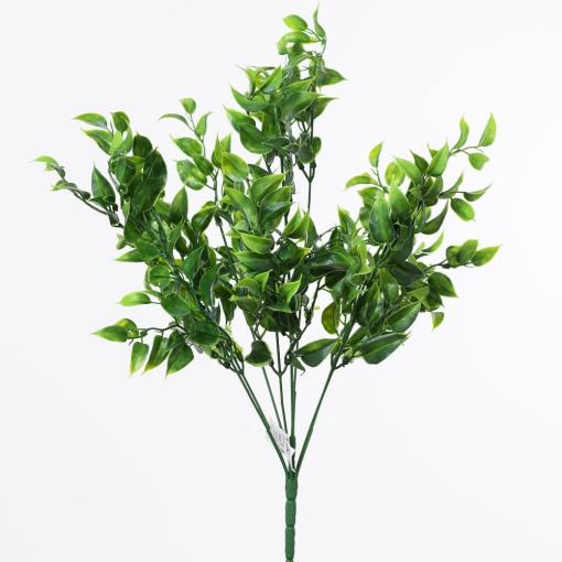 Zápich zeleň lískty zelené 47cm - Umelé kvety