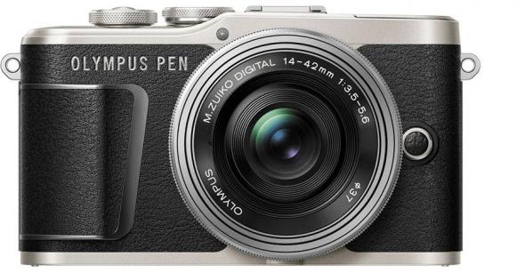 Olympus PEN E-PL9 + 14-42mm EZ Pancake čierny - Digitálny fotoaparát