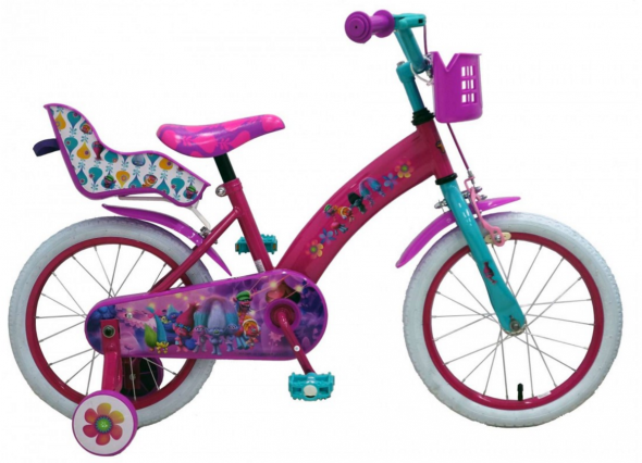 VOLARE Trolls 16" , Pink - Detský bicykel