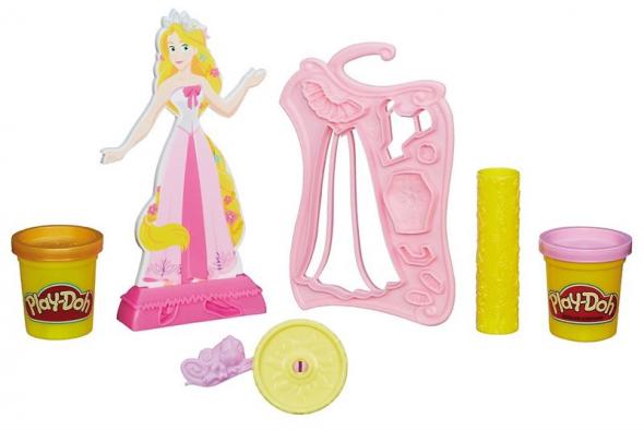Hasbro PlayDoh Disney Princess výroba šiat - Plastelína