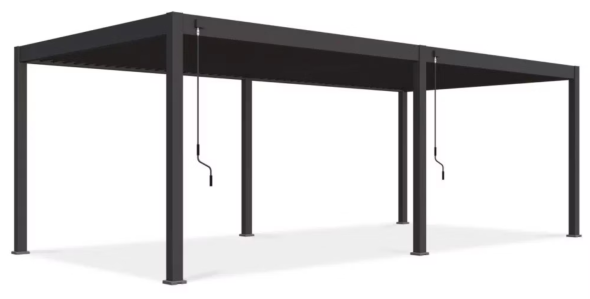 Gutroof DELUXE - Hliníková pergola 3,6 x 7,2 m antracit