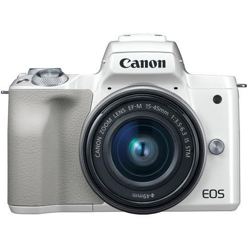 Canon EOS M50 + EF-M 15-45mm IS STM biely - Digitálny fotoaparát
