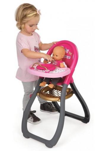 Smoby Jedálenská stolička Baby Nurse pre bábiku - stolička