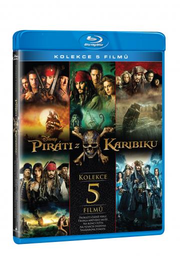 Piráti z Karibiku kolekcia 1-5 - Blu-ray kolekcia (5BD)