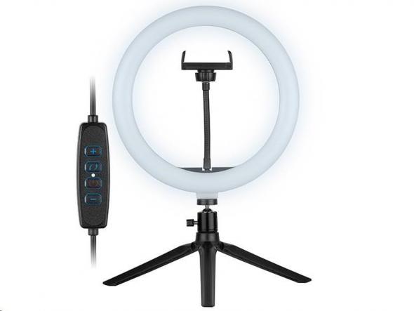 Tracer LED Ring Vlogging kit - mini tripod so svetlom pre mobil