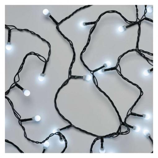 Emos Vianočná reťaz Cherry guľôčky 200 LED, 20m, vonkajšia, 8 módov svietenia, studená biela - Vianočné osvetlenie