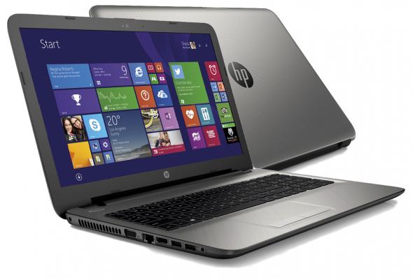 HP 15-af013nc - 15,6" Notebook strieborný