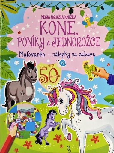 FONI-BOOK Moja hracia knižka - Kone, poníky a jednorožce - Kniha