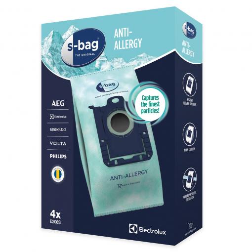 Electrolux s-bag® Anti-Allergy E206S - Vrecká do vysávača - 4ks