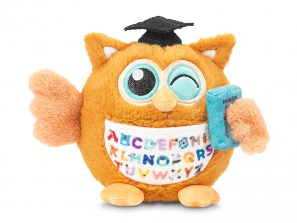 DORMEO NALADOVA SOVA MINI S ABECEDOU - Náladová sova mini, hračka, s abecedou, oranžová