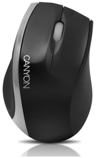 Canyon - Optická myš strieborno-čierna