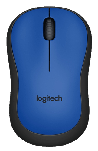 Logitech M220 Silent modrá - Wireless optická myš