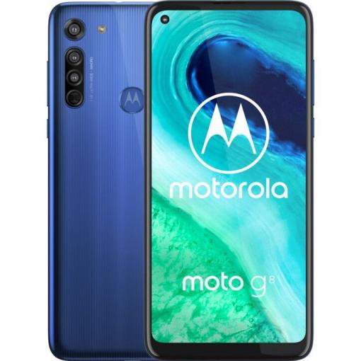 Motorola Moto G8 modrý - Mobilný telefón