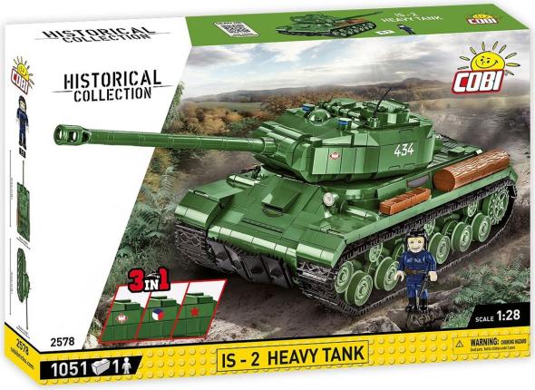Cobi Cobi II WW Tank IS-2, 3v1, 1:28, 1044 k