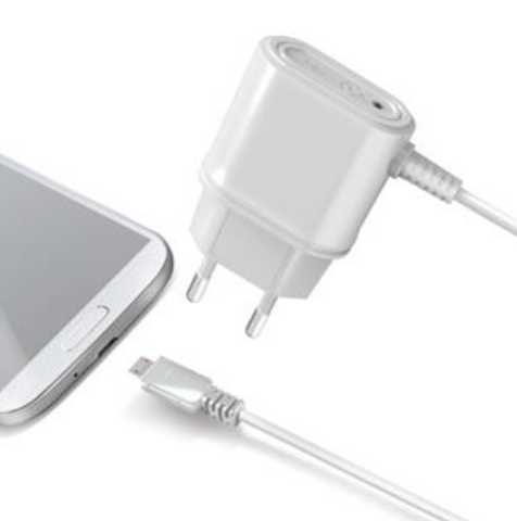 Celly nabíjačka s konektorom microUSB, 1A, biela, blister (TCMICROW) - Cestovná nabíjačka