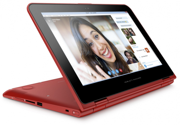 HP Pavilion X360 11-k004n - 11,6" Notebook 2v1 červený