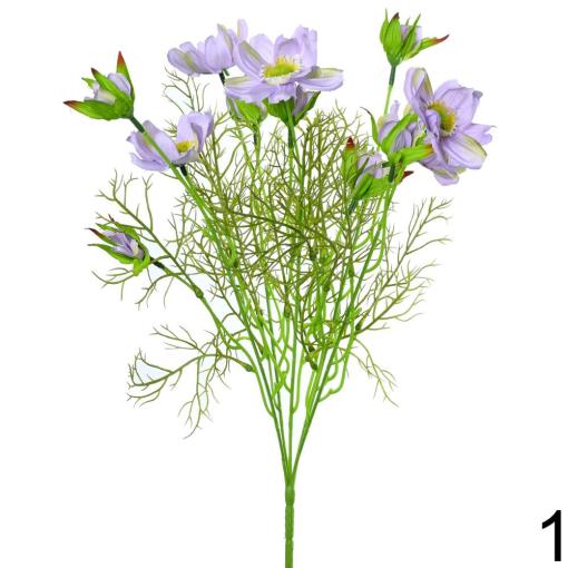 Kytica Cosmos-Krasuľa FIALOVÁ 40cm - Umelé kvety