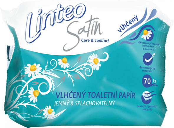 Linteo - Toaletný papier vlhčený 70ks
