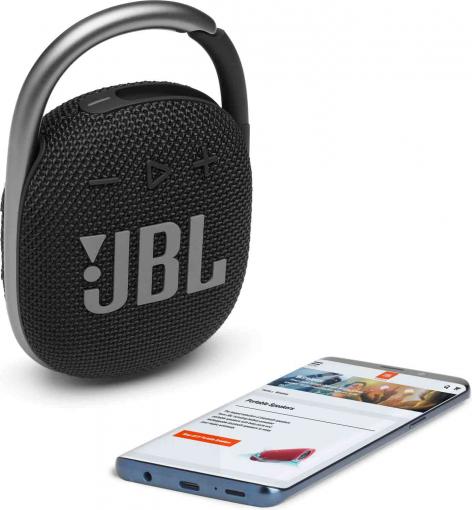 JBL CLIP 4 čierny - Ultra prenosný vodeodolný reproduktor
