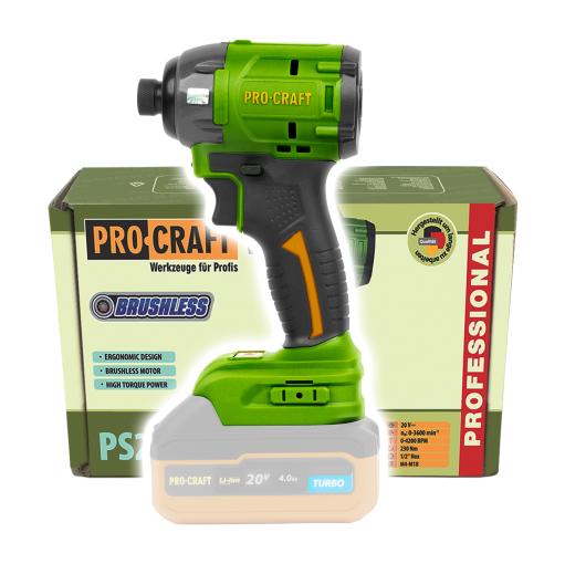Procraft PS22BB  + doručenie zadarmo  - Akumulátorový rázový uťahovák, bez AKU a nabíjačky