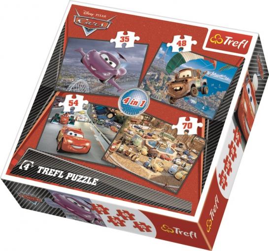 Trefl Cars 4v1 - Puzzle