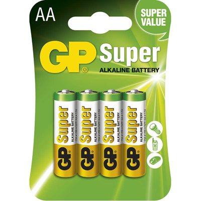 GP Super LR6 (AA) 4ks - Batérie alkalické