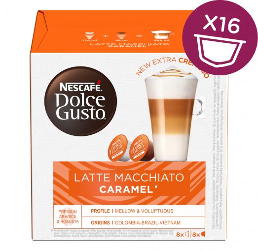 NESCAFE Dolce Gusto - Latte Macchiato Caramel (16 kapsúl) - Kávové kapsule