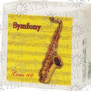 Symfony Línia - Obrúsky biele 140g 33x33